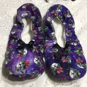 Galaxy Cat slippers